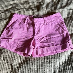 Dear John Finnegan Striped Folded Hem Shorts Red & White Casual